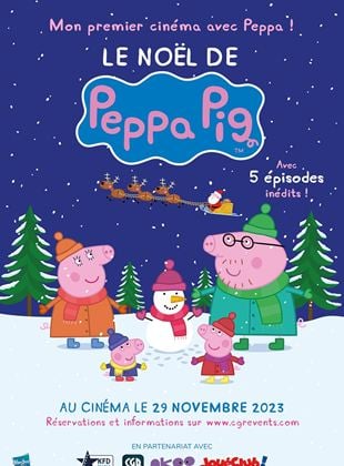 Affiche du film "Le Noël de Peppa Pig"