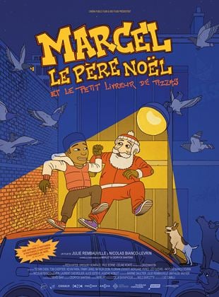 Affiche du film "Marcel le Père Noël et le petit livreur de pizzas"