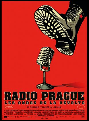 Affiche du film "Radio Prague, les ondes de la révolte"