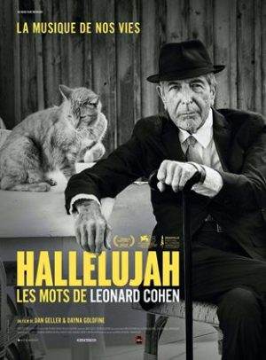 Affiche du film "Hallelujah, les mots de Leonard Cohen"