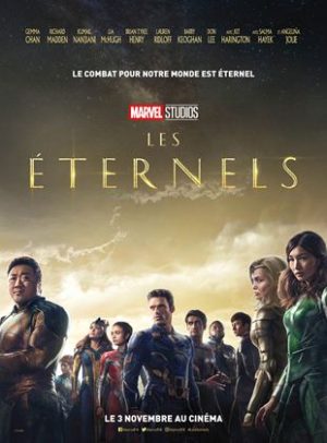 Les EternelsAction, Fantastique, Science FictionDe Chloé ZhaoAvec Gemma Chan, Richard Madden, Salma Hayek